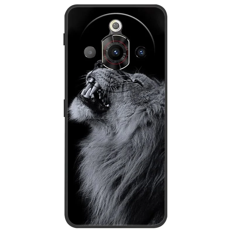Cute Fashion Black Silicone Soft Phone Case - Shockproof Back Cover Shell
