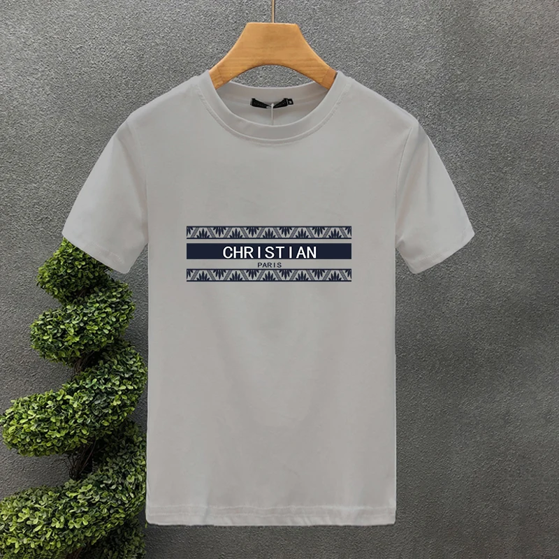 Parigi marca 100% cotone stampa di alta qualità coppia magliette estate Haruku per uomo/donna manica corta t-shirt taglia asiatica_voghion.com