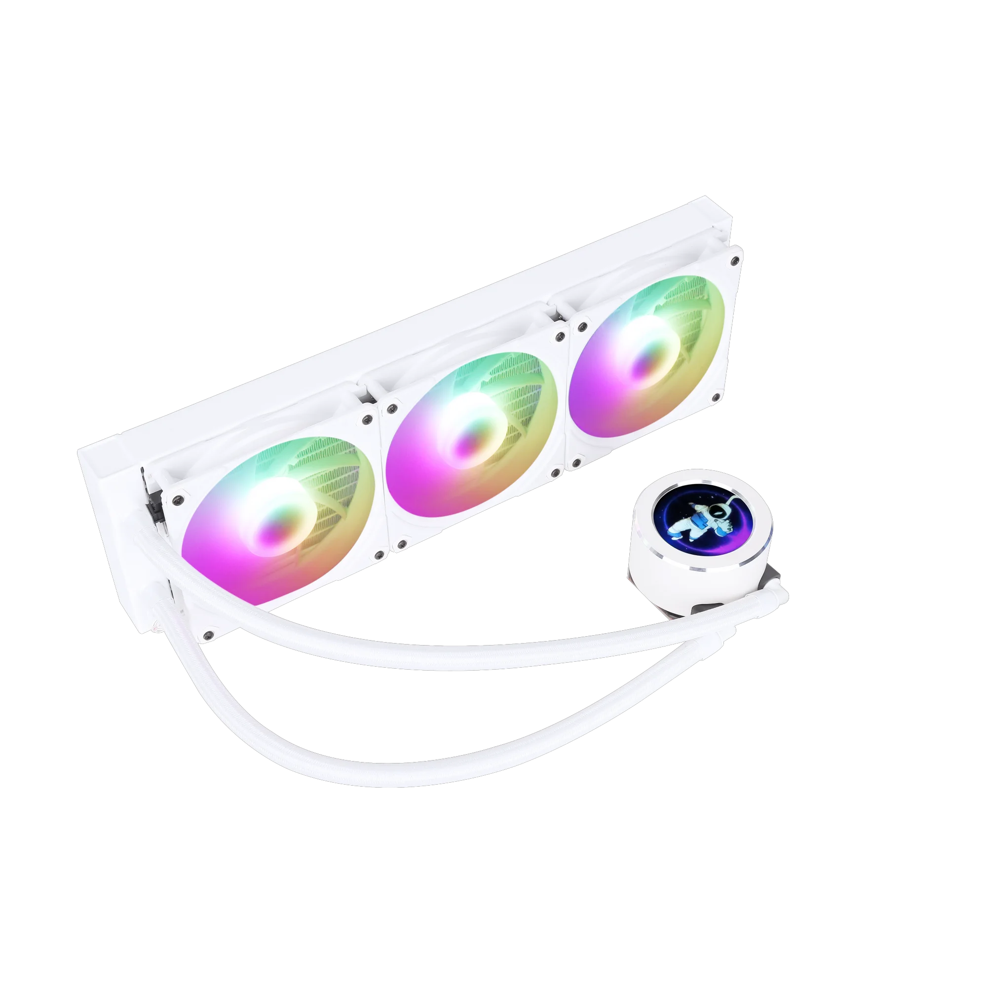 

SAMA new arrival cpu cooler LCD display screen liquid support OEM ODM water