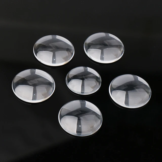 50-200pcs 6mm-30mm Glass Cabochons Half Round Dome Clear Transparent  Jewelry Findings for DIY Jewelry Bracelet Necklace