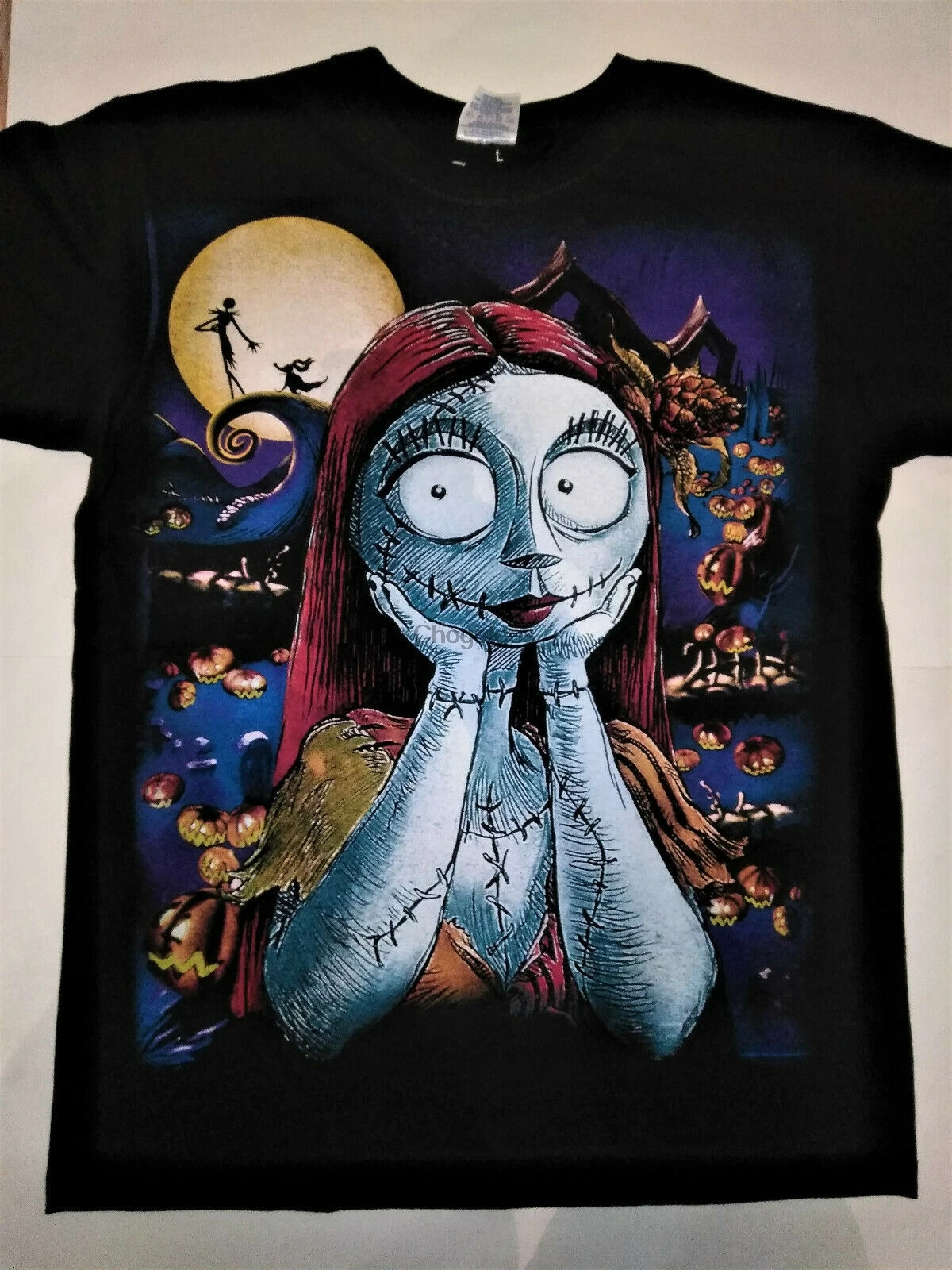 Camiseta Disney Hombre Camiseta Primark Tim Burton Pesadilla Antes