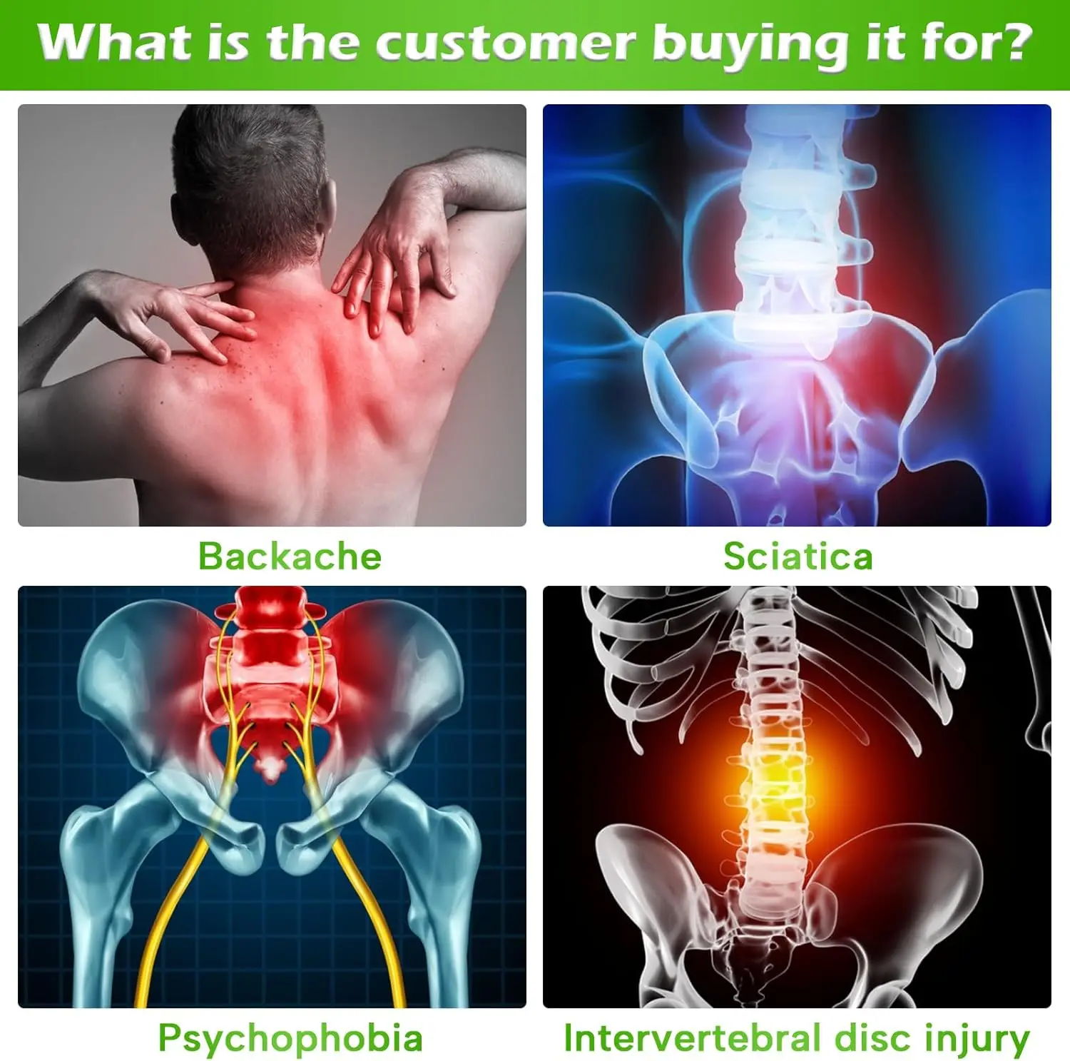 Back Relief Pillow Pad Treatment Stretcher Chronic Lumbar Support Herniated Disc Posture Corrector Pillow Cushion Brace Home Gym