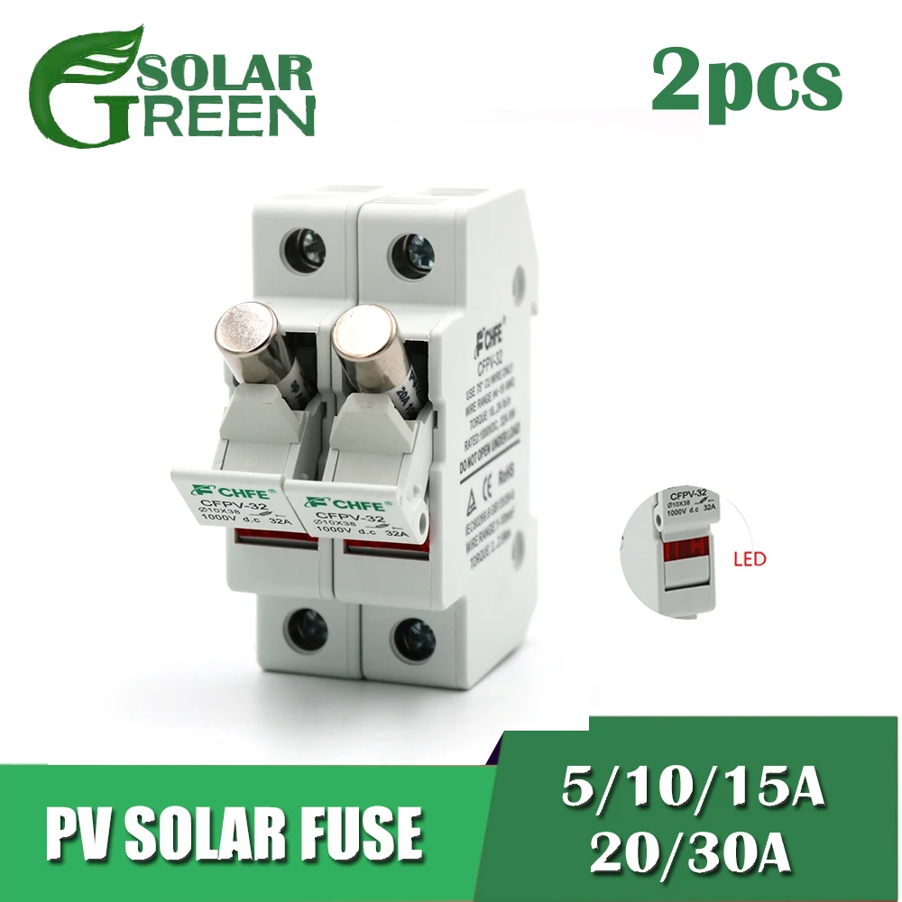 Waterproof inline pv fuse holder Solar Panel Fuse holder and fuse 30/20/15A 