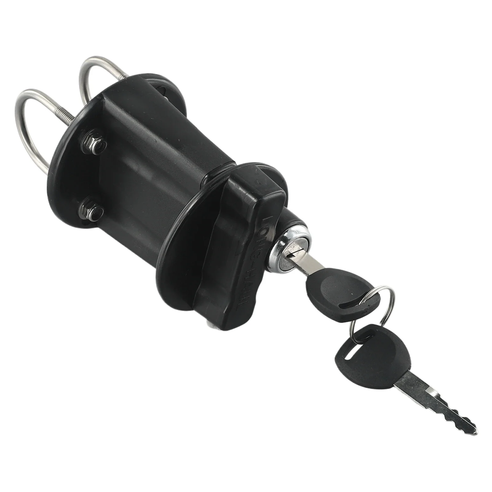 Garden Indoor Updated Lock Accessories Black Bracket Holder Lock Fastener Metal Plastic Replacements lock clamp