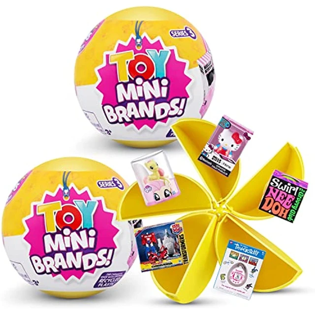 Zuru 5 Surprise Mini Brands Series 4 1 2 or 3 Packs 2 Balls in Gold