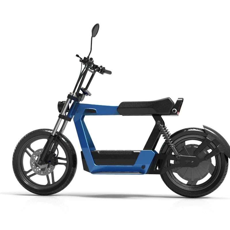 2000W Urban City Cooling Moto Moto Blue Tracker Racer Cycles Scrambler Moto Elettrica