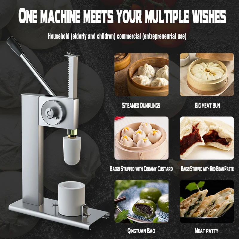 

10-25 г/5-55 г/30-75 г, Небольшая Ручная Паровая формовочная машина для пучка, для коммерческого дома, для производства Baozi, для кухни