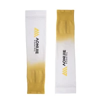 AONIJIE Men's Ice Arm Sleeves Sun Protection Sun Cover Covering Thumb Hole for Marathon Running Cycling Sunscreen Ice Cover 1