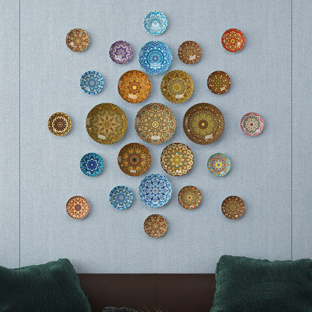 Bohemian Ceramic Decorative Hanging Plate 3