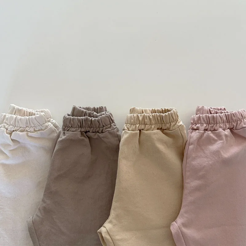 2025 Summer New Baby Casual Pants Solid Infant Loose Trousers Thin Cotton Toddler Pants Boy Girl Harem Pants Children Clothes 3