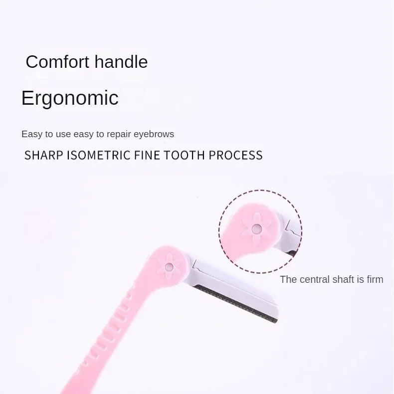 Safe Folding Ladies Eyebrow Trimmer Blade Shaver Anti-Scratch Razor 1/3pcs Makeup Tools Face Razor Women
