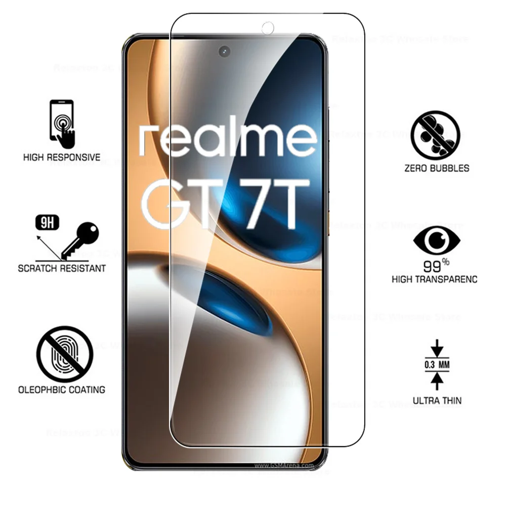 Tempered Glass Screen Protector for Realme GT Series - 2 Pack