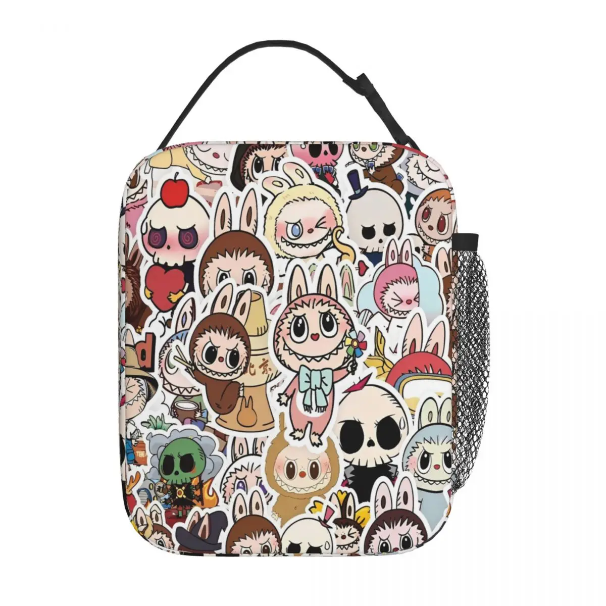 Labubu Insulated Lunch Bags Food Bag Portable Thermal Cooler Lunch Box For Work