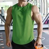 2024 new Men Tank Tops Sleeveless Shirt Polyester Mesh Material Quick Dry Breathable Men Workout Fitness Basketball Top Tee 2