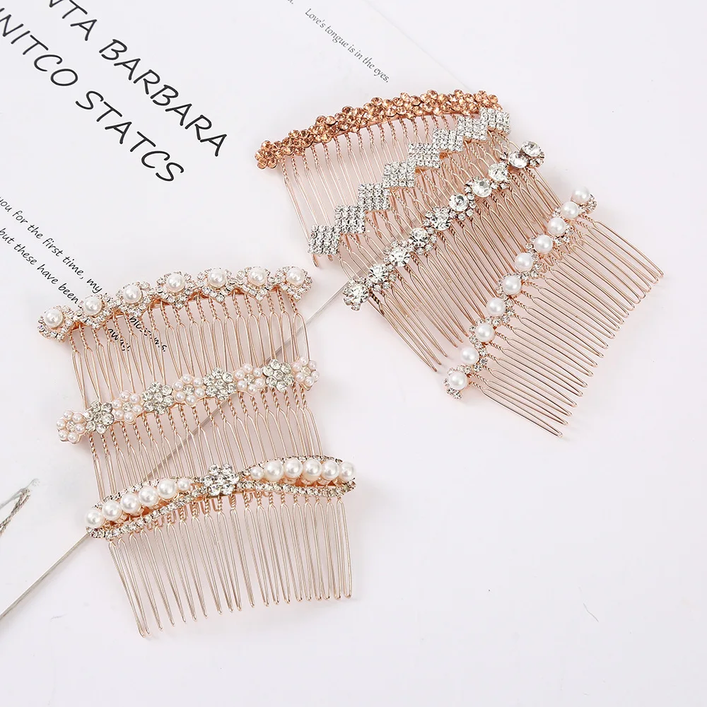 Hair Combs Hair Accessories Hairpin Rhinestones Comb Bridal Hair