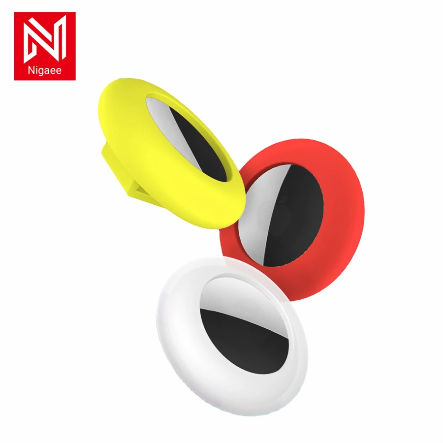 

Luminous Silicone Airtag Case Simpe Portable Air Tag Protect Cover for Air Tag Locator Tracker Anti-lost Case Keyring Accessoryt