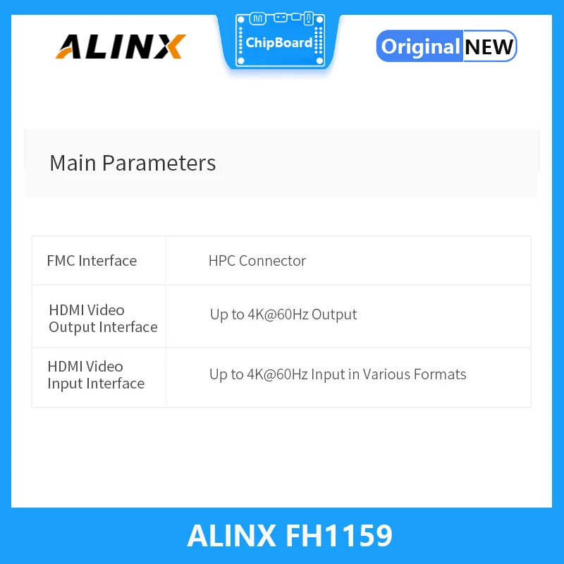 ALINX-FH1159: FMC HPC �������̽�-4K HDMI ���� �Է�/��� �������̽� ����� ī��, FMC ���� ����, FPGA �����