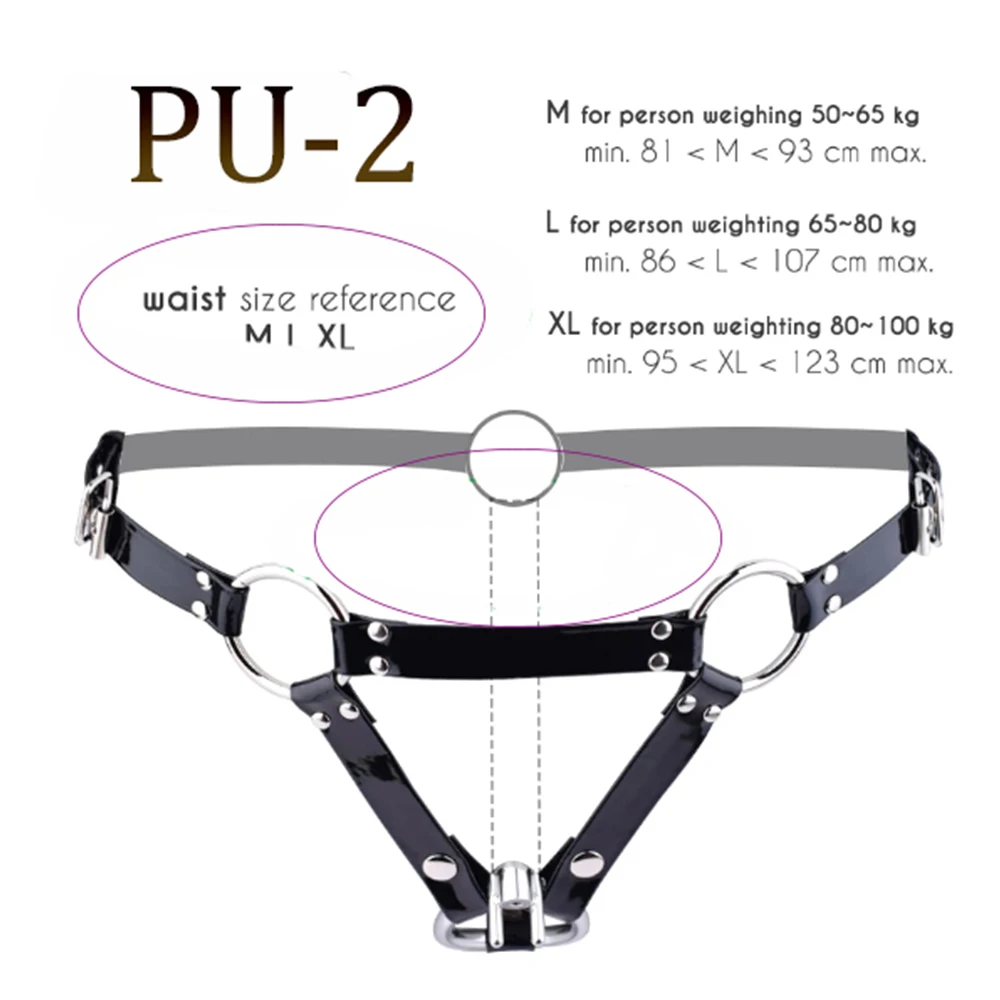 FRKO Male Chastity PU Belt Adjustable Rope Scrotum Ring BDSM Games Erotic Product Adult Sex Toys for Men Underwear Bondage 18+ penis chastity cage chastity lock sex toy