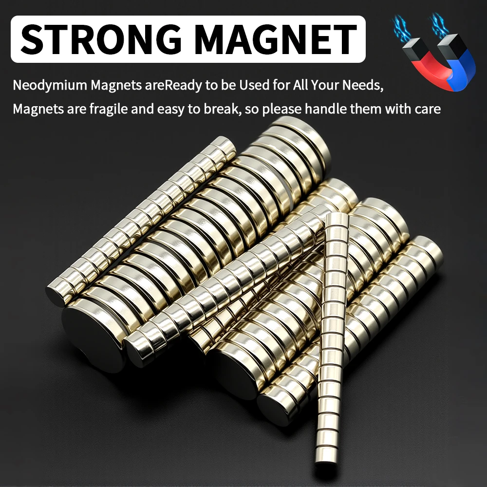 10x5 20x5 25x5 30x5 Runder superstarker Magnet Leistungsstarke Neodym-Magnete N35 NdfeB Permanentmagnetischer Imanes-Kühlschrankmagnet – Detail 4