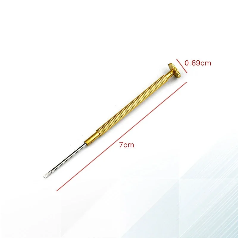 롤렉스 시계 수리 도구용 금속 슬롯 드라이버, 나사 제거 및 설치 세트, 시계 제작자용 0.8mm 1.0mm 1.2mm 1.4mm 1.6mm 1.8mm