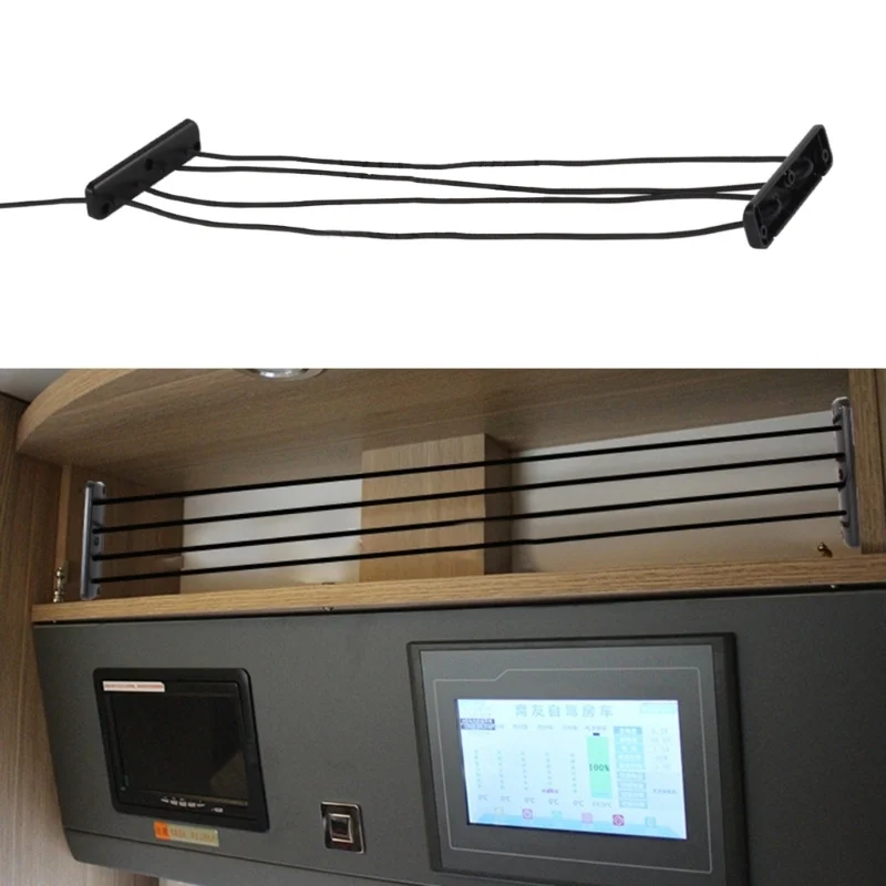 Rv Schrank Fracht netz Wohnmobil Kofferraum Anhänger Seite Fracht gepäck elastische Lagerung Netz Mesh Tasche Veranstalter Anti fallen Schall wand  34