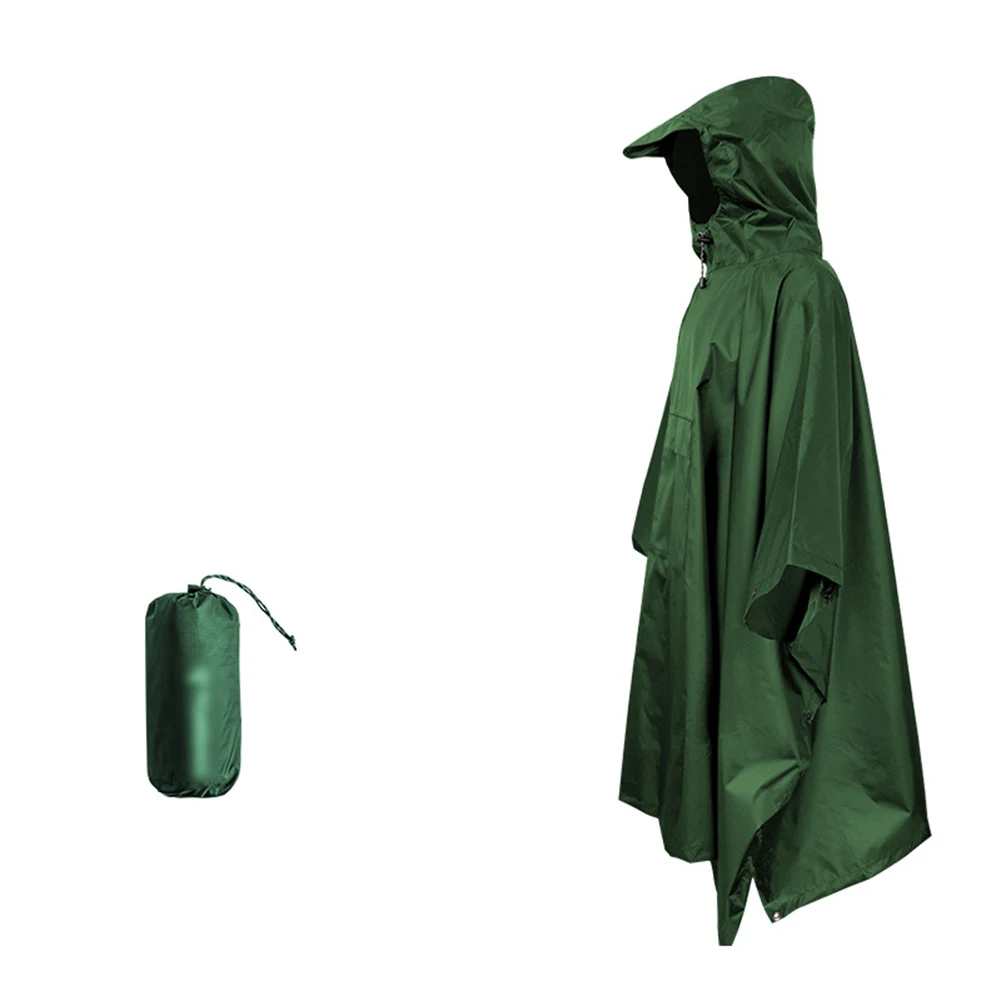 

Долговечный практичный Новый Прочный высококачественный Дождевик-пончо Водонепроницаемый Многофункциональный походный