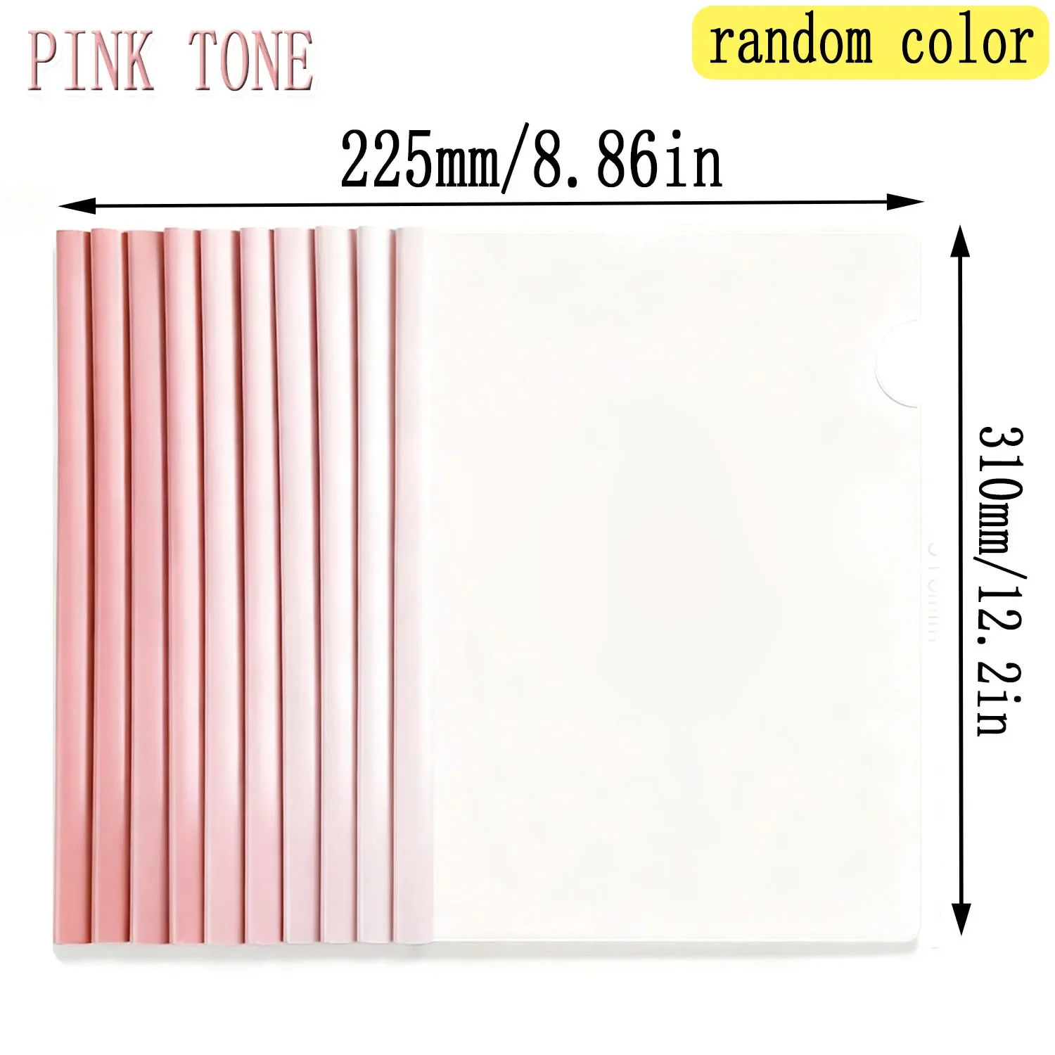 10 teil/satz A4Transparent Ordner Verdickte Kunststoff Ordner Datei Wasserdichte Test Papier Lagerung Tasche Büro Dokument Klassifizierung Tasche