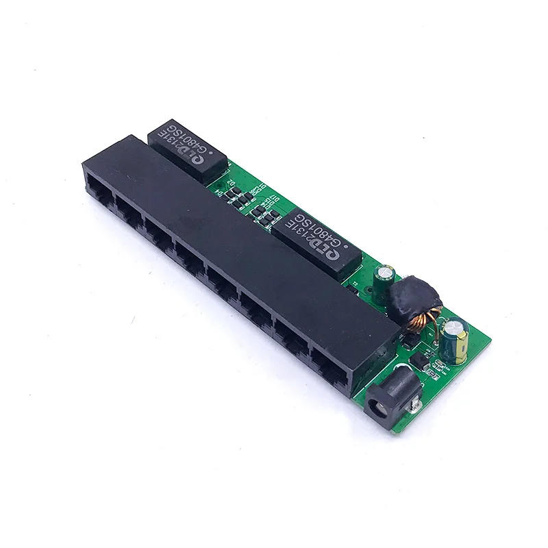 8포트 10/100M 이더넷 스위치 모듈 PCBA 보드 OEM 자동 감지 포트 PCBA 보드 OEM 마더보드