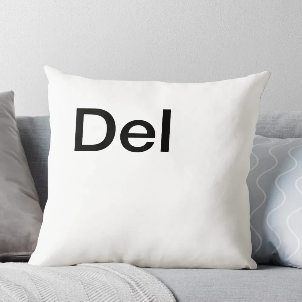 

Del Computer Keyboard Key Throw Pillow Room decorating items christmas pillowcases Cushions For Sofa