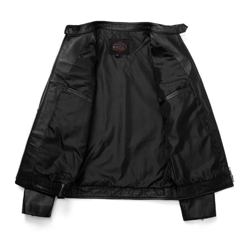 오토바이 재킷 긁힘 방지 및 내마모성 야외 라이딩 가죽 재킷 오프로드 오토바이 슬림핏 라이딩 재킷