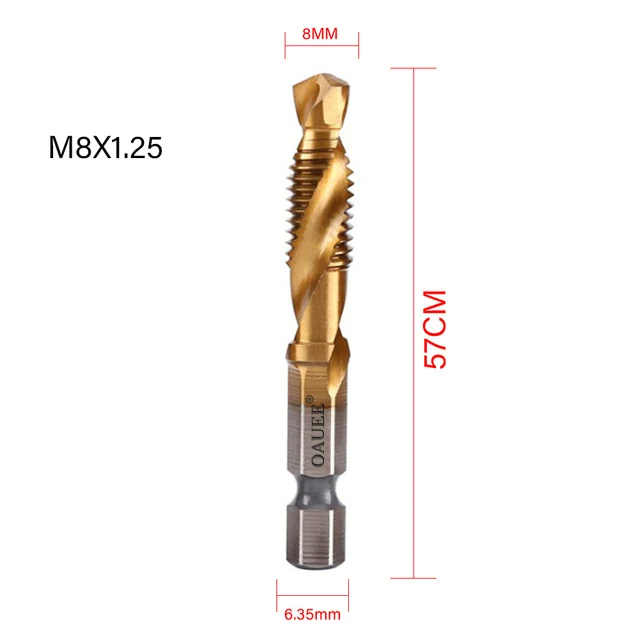 M8X1.25 Golden