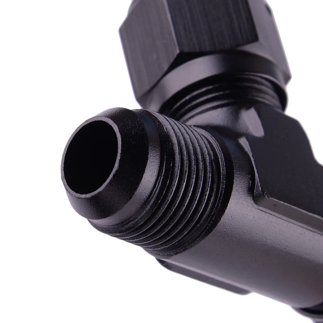 Braided AN8 Male Dual Feed Carb Fuel Line Double Pump Fit for Holley Dominator 4150 Series 7/8"-20 Thread High Quality