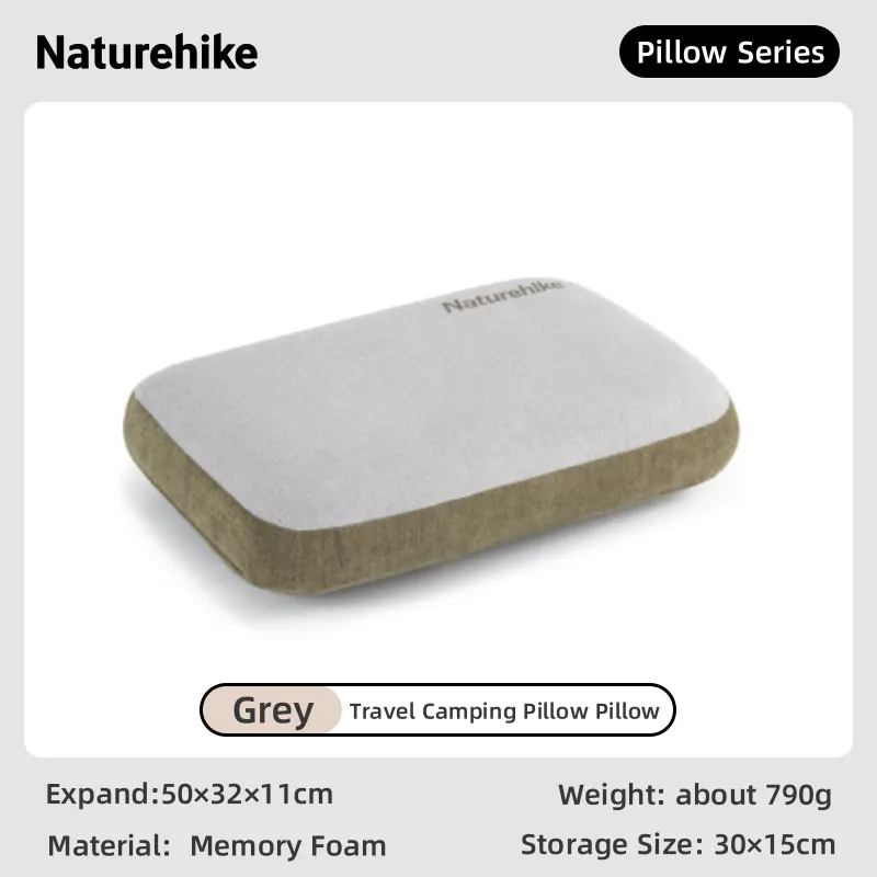 

Naturehike Ultralight Thickened Memory Foam Pillow Outdoor Portable Antibacterial Sleeping Pillow Travel Camping Nap Tent Pillow