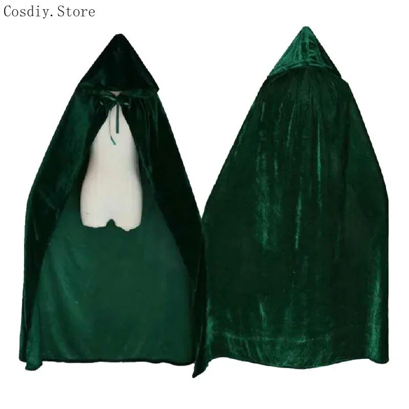 Wedding Bridal Cape Hood Robe Men Women Halloween Devil Death Vampire Ghost Costume Cloak Kids Cape Witch Outfit For Adult Child