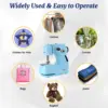 HTVRONT Mini Electric Sewing Machine for Beginners with 42 Pcs Set Portable Household Light Foot Pedal Straight Line Hand Table 6