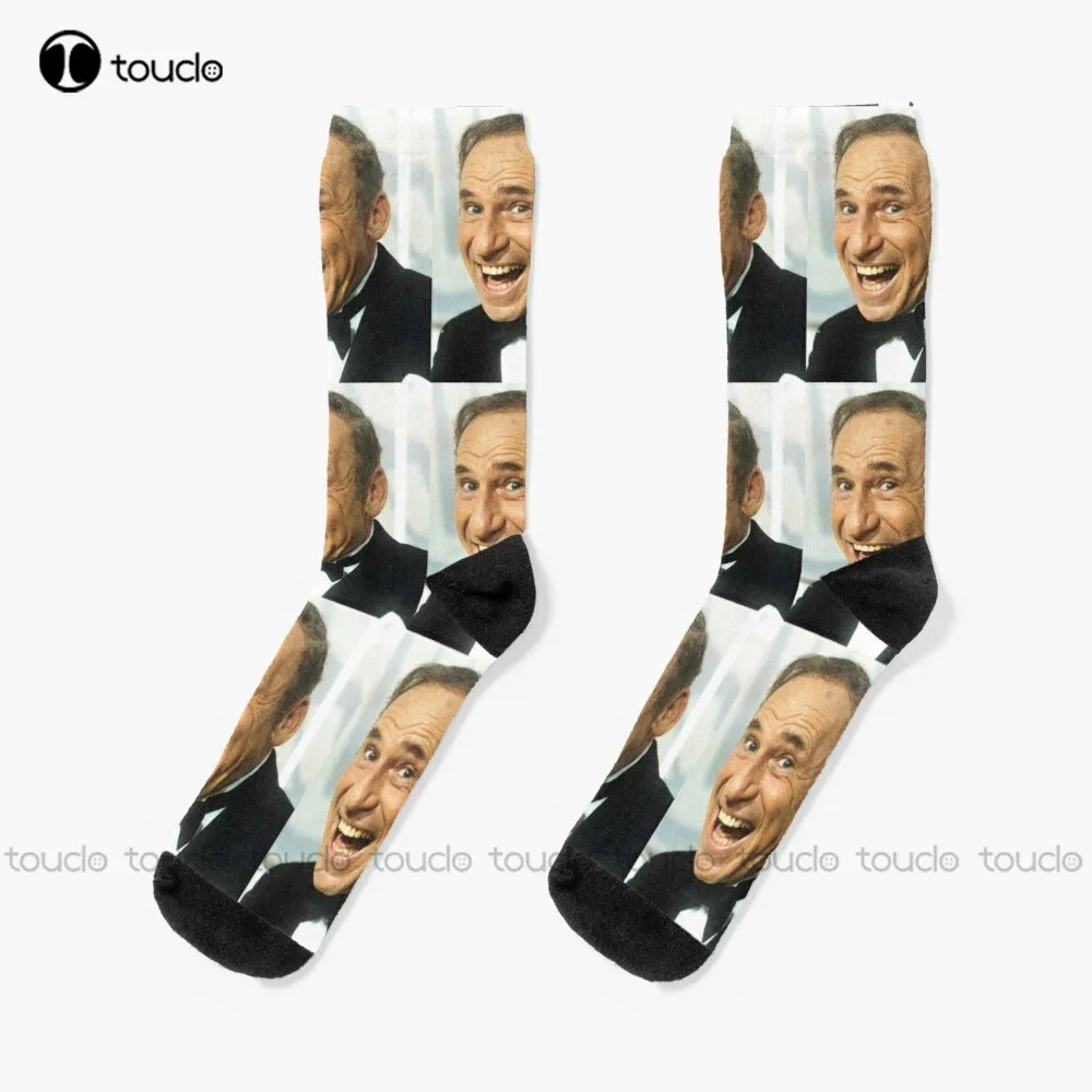

Vintage Mel Brooks Socks Christmas Gift Unisex Adult Teen Youth Socks Custom 360° Digital Print Women Men Funny Sock