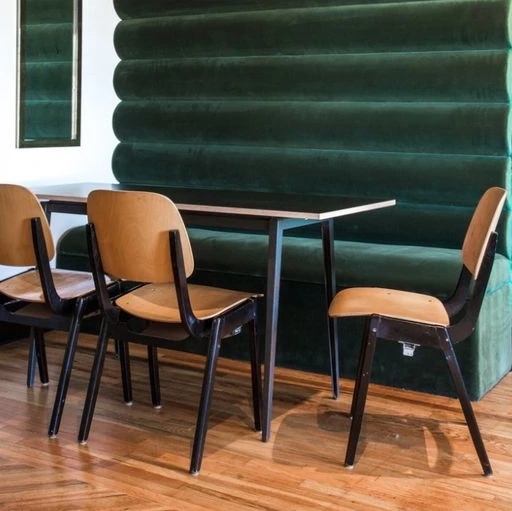 Modern simple design Coffee Shop furniture solid arm dining wood restaurant chair