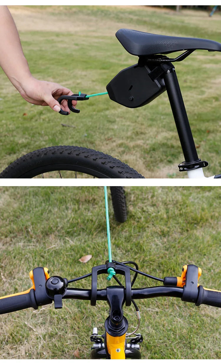 Rrskit rennrad tragbares schleppseil mtb outdoor bequeme traktion ausrüstung für erwachsene kinder eltern-kind-fahrrad outsports – Detail 7