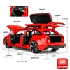 1/32 Audi RS6 Miniature Diecast Toy Car Model Sound & Light Doors Openable Educational Collection Gift for Children Boy Kid 3