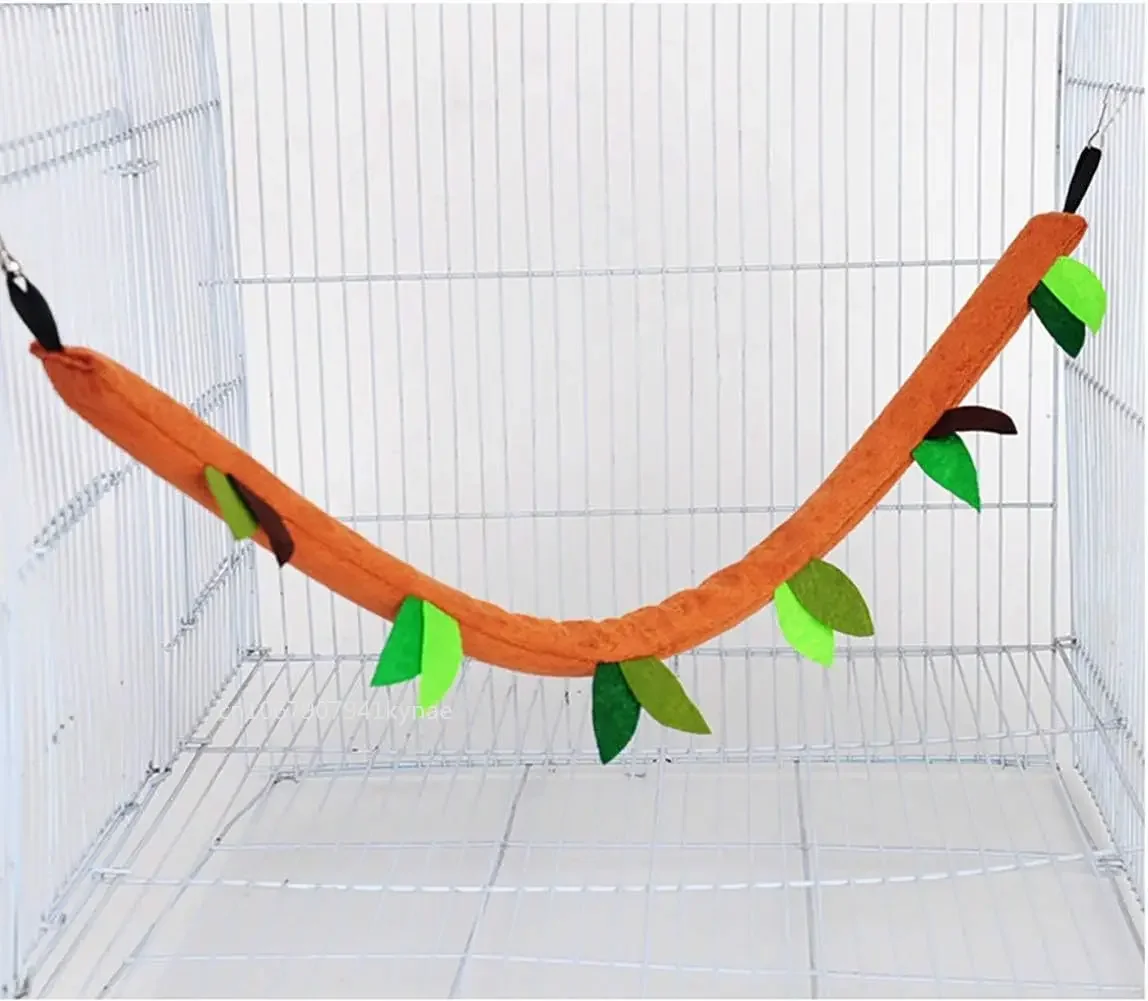 Hamster Hammock Small Animals Hanging Warm Bed House Rat Cage Nest Accessories Toy Hanging Tunnel Swing for Hamster Sugar Glider