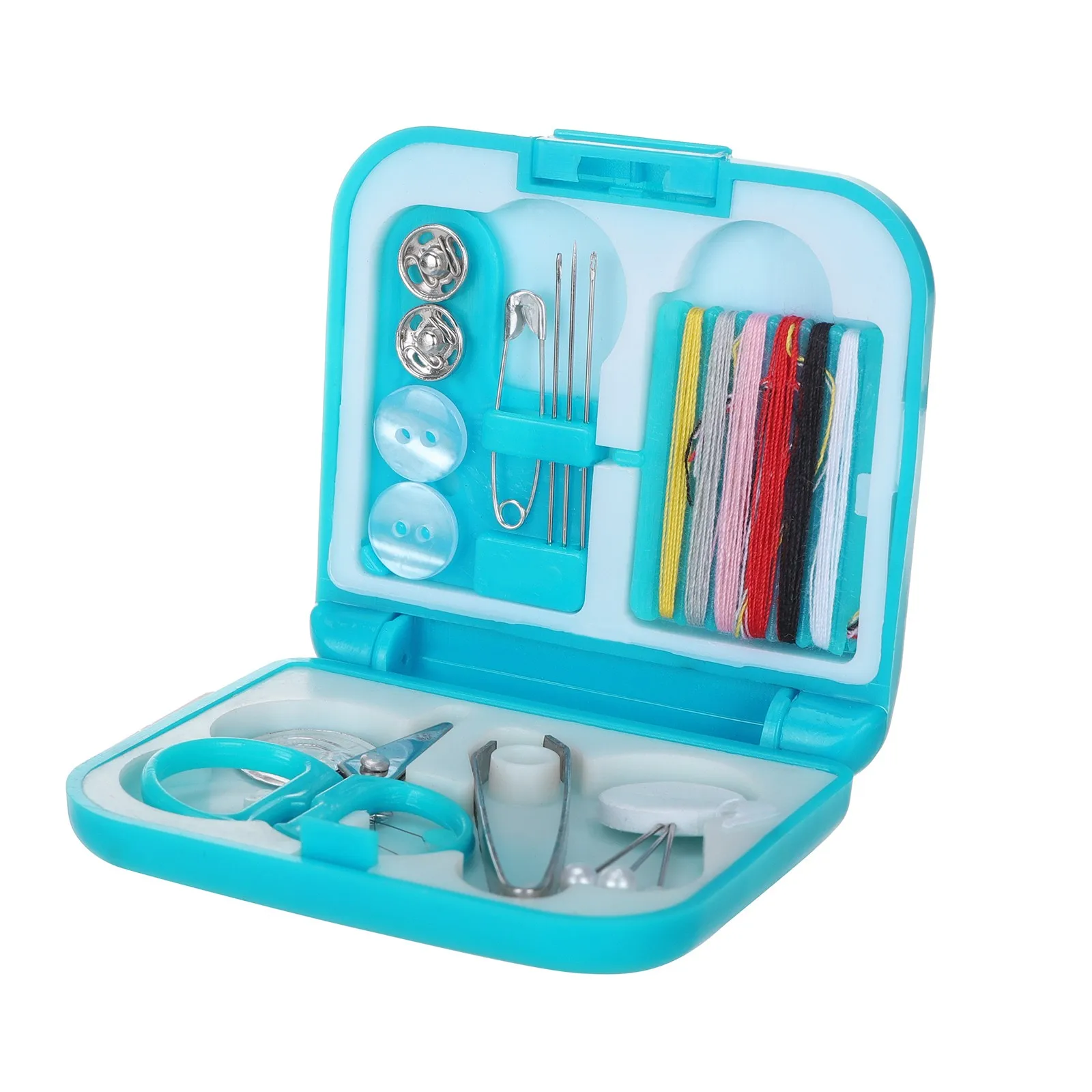 Sewing Kit Tools Portable Mini Travel Case Colors Needle Thread DIY Home Travel 