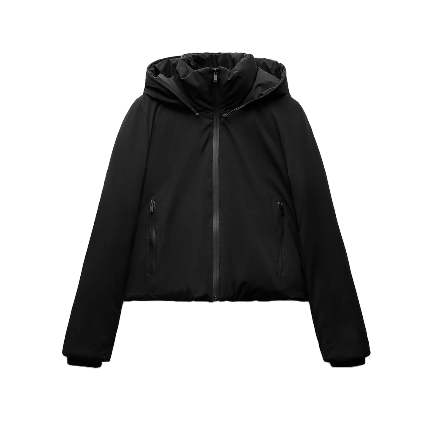 Winter New Casual Sle Women's Long Sve Stand Collar Thi Warm Cotton Jaet ort Coat Outerwear Comfortable Commute