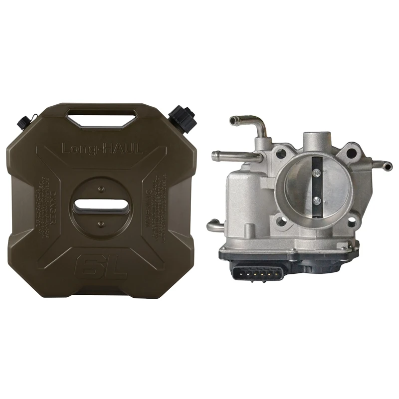 

1 шт. корпус дроссельной заслонки подходит для Toyota Camry Highlander и 1 шт. запасной топливный бензиновый бак для автомобилей и мотоциклов