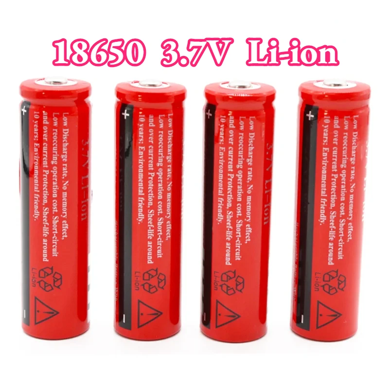 2023 Nuova Batteria Al Litio 18650 3.7 V Volt 6800Mah 18650 Batteria Agli Ioni Di Litio Batterie Al Litio Per Torcia Elettrica Ecc