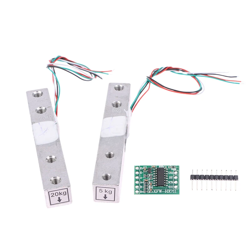 Load Cell 1KG 5KG 10KG 20KG HX711 AD Module Weight Sensor Electronic Scale Aluminum Alloy Weighing Pressure Sensor