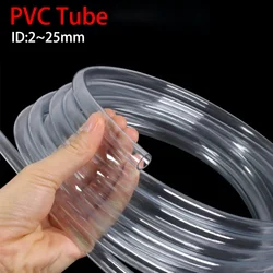 Durable Transparent PVC Water Pump Tubing - High Quality Flexible Garden Hose - ID 25mm x OD 27mm
