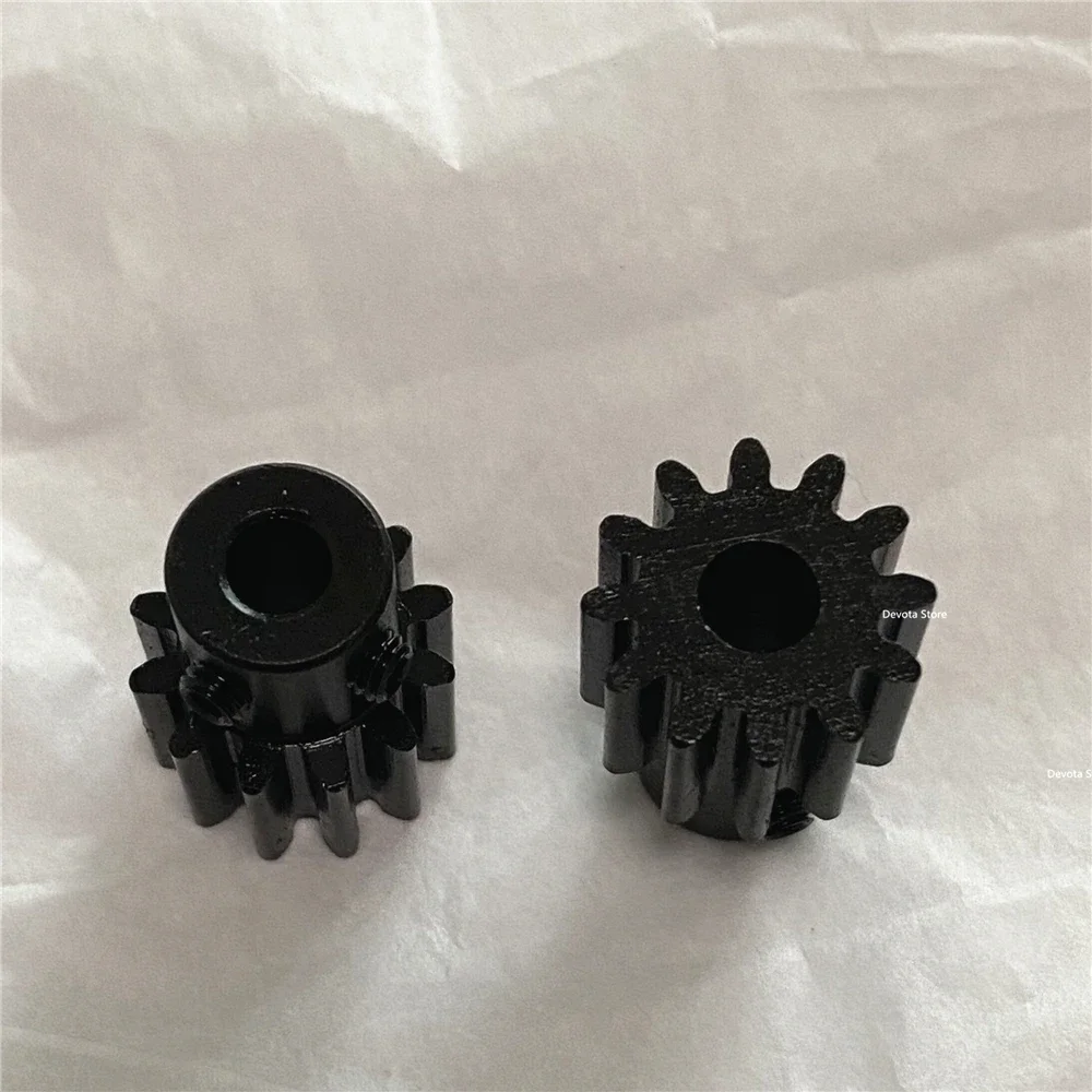 1M 12T 4mm Hole Motor reduction Gear Carbon steel Machine accessories Science technology DIY