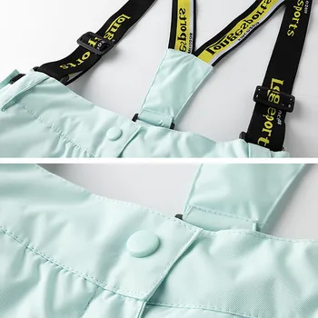 Children's Ski Suit Boy Girl Winter Plush Thick Cotton Down Clothes Parkas+Pants Set Snowboard Jacket Trousers Kids Snow Suits 2