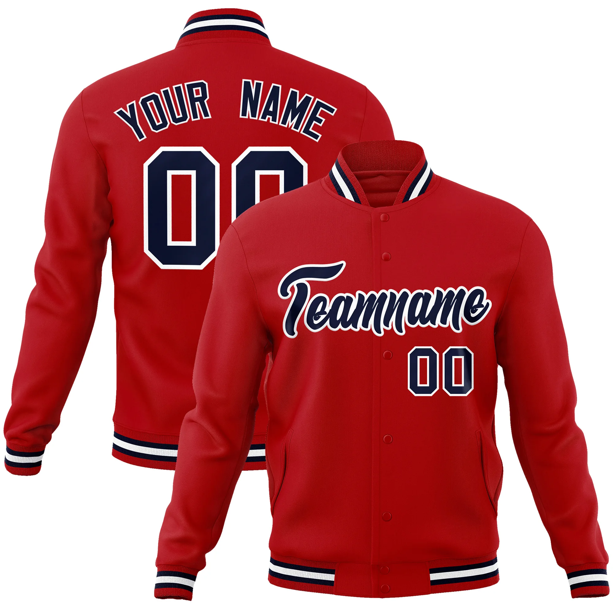 Lightweight Windbreaker Jacket Zip Up Hooded Coat Stitched Personalized Name Number for Men