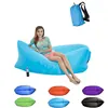 Inflatable Sofa Cushion Camping Air Tent Bed Sleeping Bag Lazy Beach Air Mattress Folding Lounger Chair Garden Outdoor Furniture 3